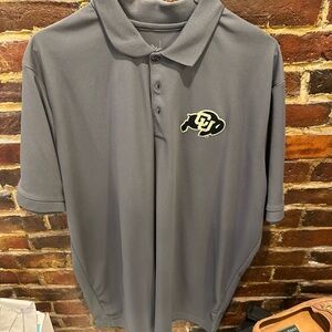 Antigua Gray Polo University of Colorado Buffs XL NWOT